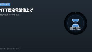 NTT固定電話値上げ