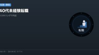 40代転職リスキリング